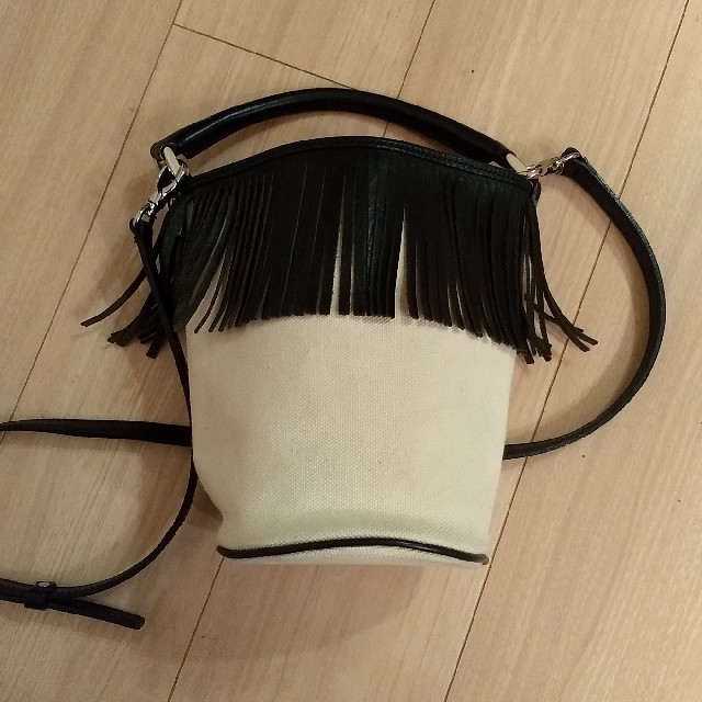 ayako フリンジバッグ 黒