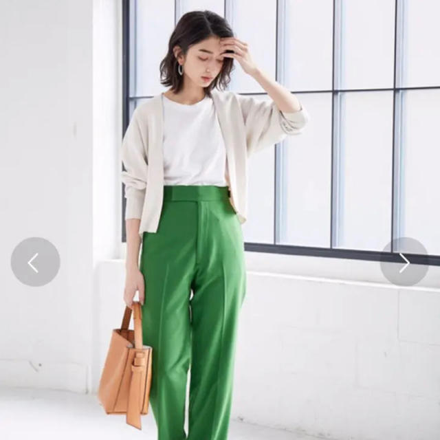 アダムエロペ グリーン パンツ