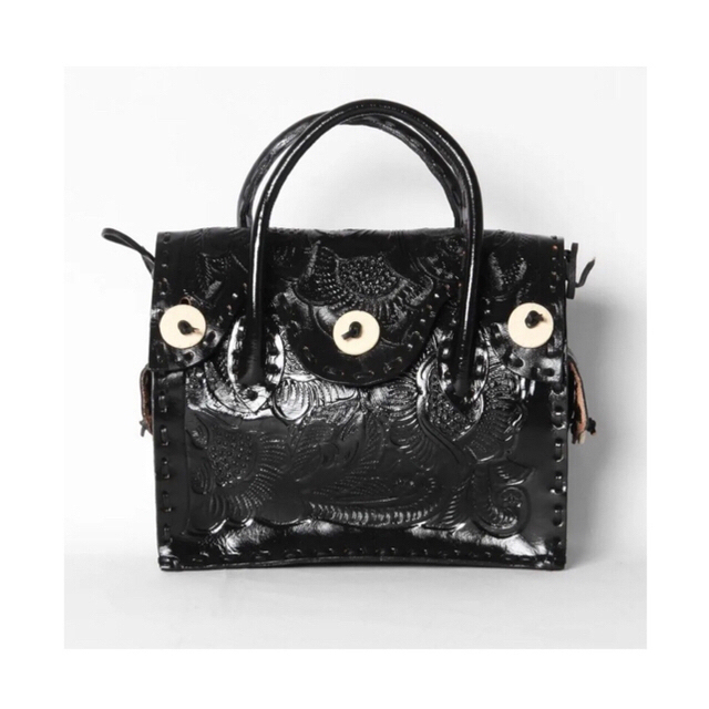 グレースコンチネンタル カービングバッグ S 黒