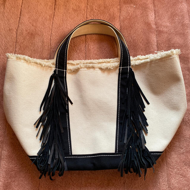 ayako フリンジバッグ 黒