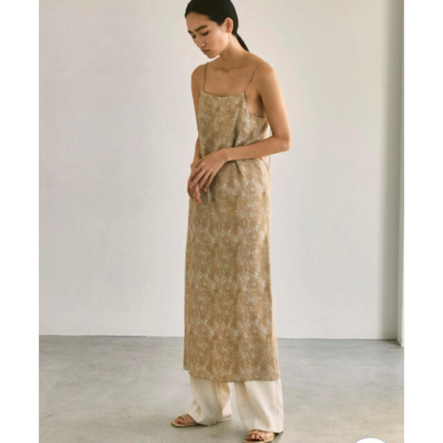 todayful マーブルキャミソールドレス