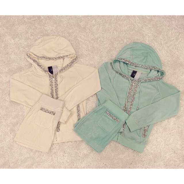 限定SALE2点set新品未使用Radyパールビジューセットアップフード付き