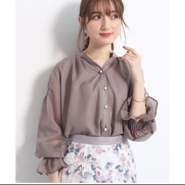 Apuweiser-riche アプワイザー 前後2WAY シアーブラウス