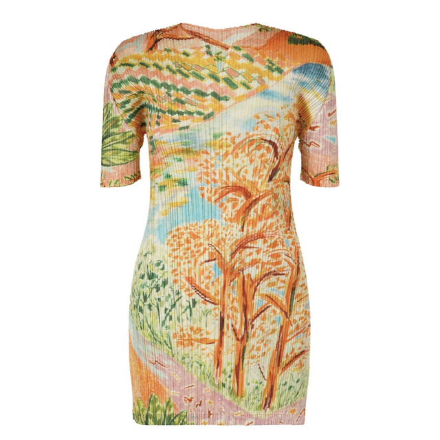 プリーツプリーズ 四分袖チュニック 3サイズ