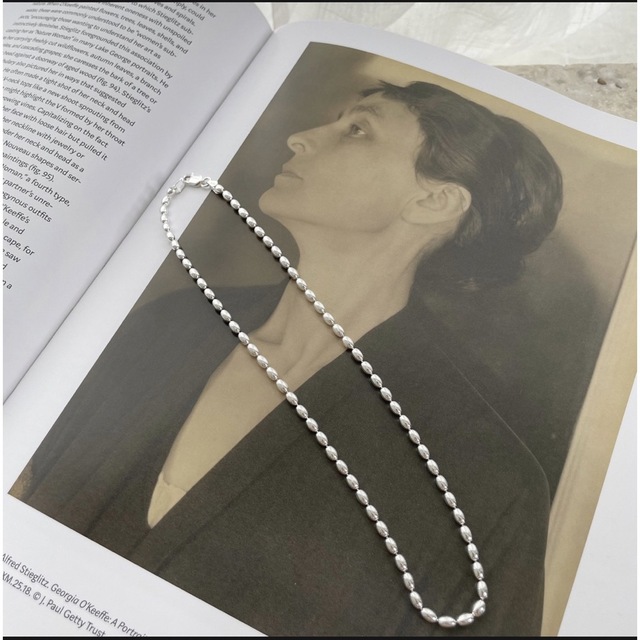 ☆新品☆SILVER.925 RicePerl NECKLACE