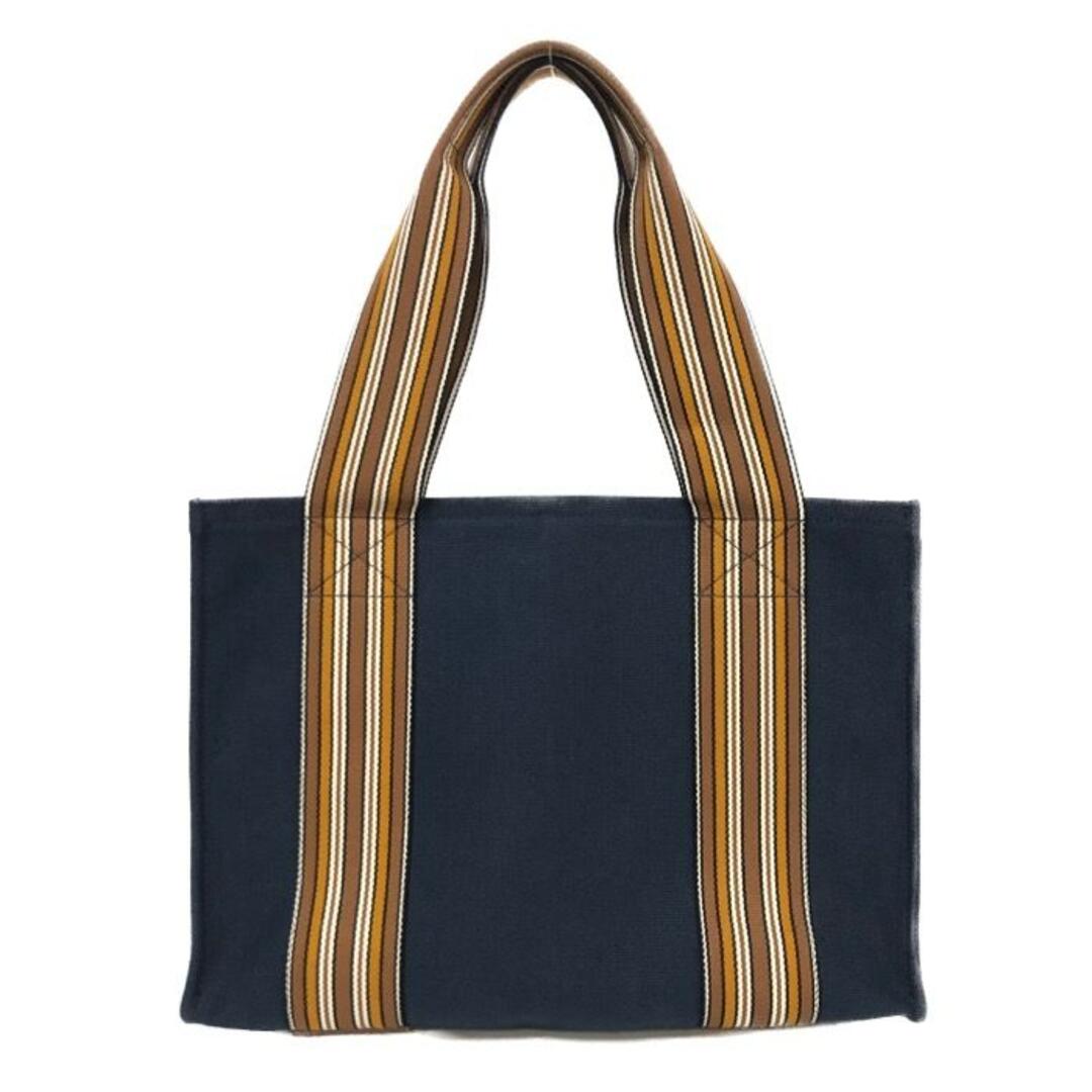 ロロピアーナ Loro Piana スーツケースストライプバッグ ハンドバッグ