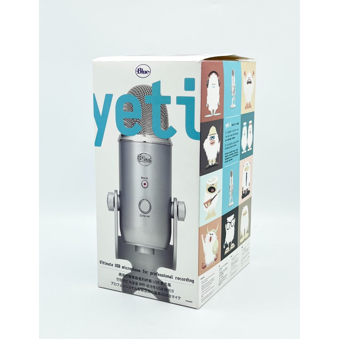 箱付 完品 ロジクール G Blue Yeti Silver ゲーミングマ