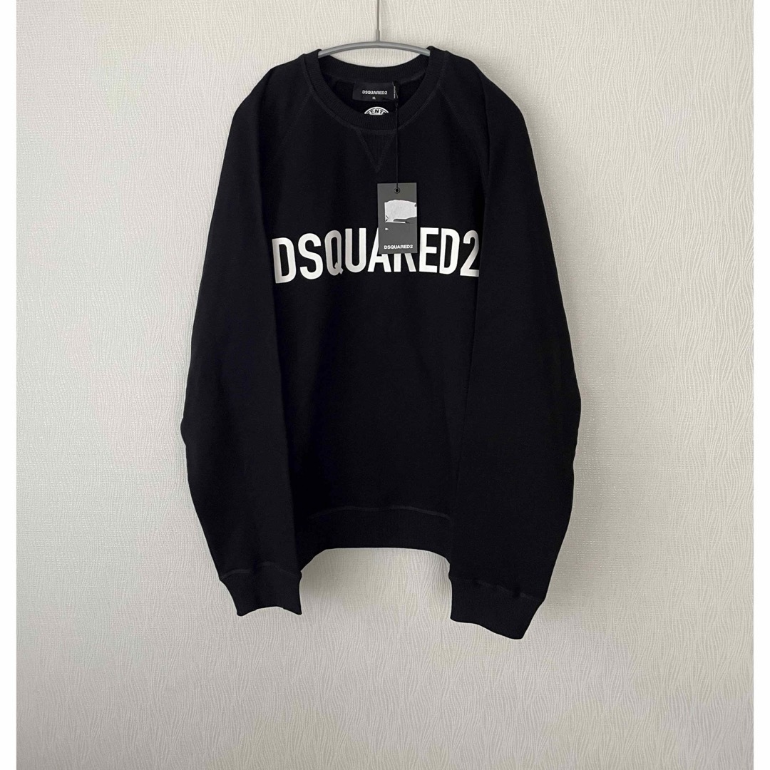 【新品】DSQUARED2 ディースクエアード ブラック トレーナー
