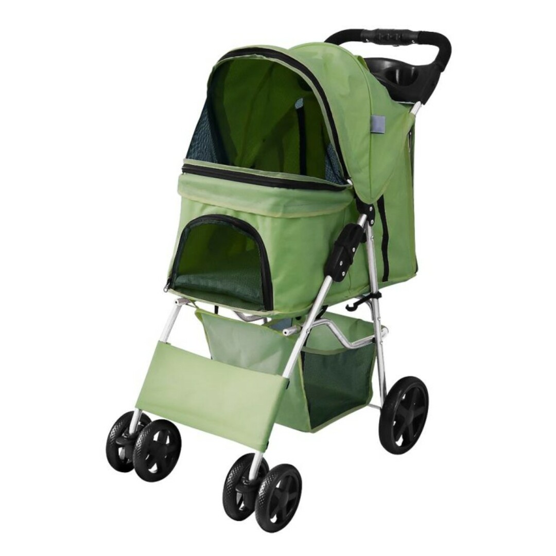 ペットカート 折りたたみ 多頭 軽量 ペットバギー 4輪