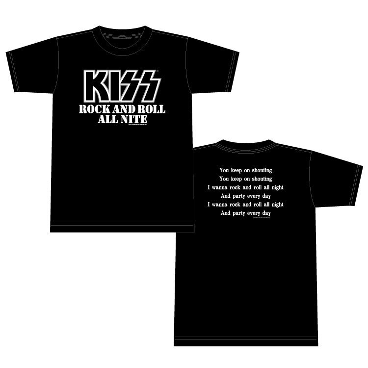 KISS/キッス 会場限定ツアーTシャツ(東京ドームVer)Lサイズ