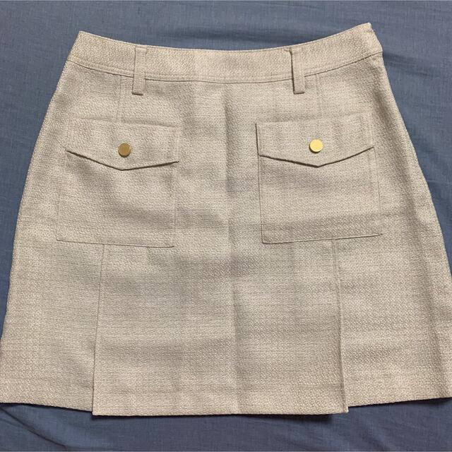 キャロウェイ ツイード ベージュ スカート M