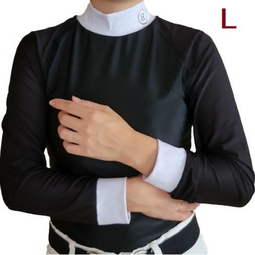 LA RUE  長袖テクニカルショーシャツ L 乗馬ウェア 乗馬用品 馬術